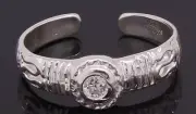 Toe Ring Sterling SIlver Adjustable With CZ Stone