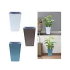 Self-Watering Plastic Planter Pot, Versatile for