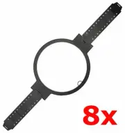8 Pack - Pre-Construction Rough-In Bracket Kit for 8" In-Ceiling Speaker