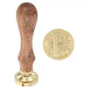 Alphabet P Wax Seal Stamp Initial Letter Sealing Wax Stamp Classic Retro