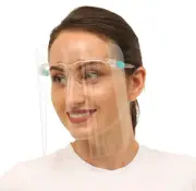10 Pack Protective Glasses Frame Face Shield Visor, Full Facer Guard Mask