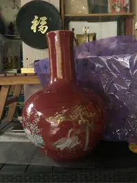 在飛比找Yahoo!奇摩拍賣優惠-早期大花瓶，50 x 50 x 50公分。精美易碎物品，買家