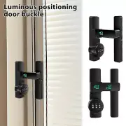 Mechanical Password Door Lock Luminous Barn Door Lock 3-Digit Password--