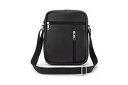b. - MSG-31 Leather side bag - Black