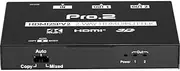 HDMI2SPV2 Pro2 18Gbps 2 Way HDMI Splitter 1 in 2 Out Slim HDMI 2.0 SX-SP05 36Bit Supports HD TV Resolutions up to 4Kx2k@30Hz 24Bit RGB/Ycbcr 4:4:4/Ycbcr 4:2:2 and up to 4Kx2k@60Hz 12Bit Ycbcr 4:2:0 &