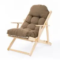 在飛比找蝦皮購物優惠-生活工場 北歐簡約 櫸木躺椅-棕 椅子 躺椅 二手