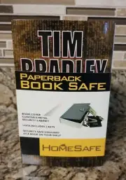 Home Safe Paperbook Safe Metal Security Cabinet Locks w/ 2 Keys- NEW