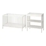 GULLIVER 2-piece baby furniture set, white, 70x132 cm