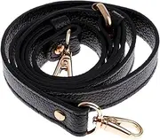 [Generic] Adjustable Leather Handbag Shoulder Bag Strap Handle Holder Replacements 2cm, Black, 120cm