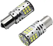 HAN-Store Fit for 1156 LED Canbus BA15S P21W S25 32 Led 3030 Chips 6000K White Red Yellow Brake Lights Reverse Lamp DRL Car Tail Bulb,12V (Emitting Color : Blue)