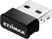 EDIMAX Wi-Fi Adapter : Wi-Fi 5 AC1200 USB Adapter, MU-MIMO, Nano Size, Ideal for Computer/PC/Laptop/Desktop, Supports Windows, Mac OS, and Linux, Black, EW-7822ULC
