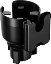 Car Cup Holder Expander with Adjustable Base (Universal 2-in-1)