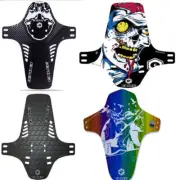 2xCarbon Mud Guard Fender Splash Guard Mudguard Mudguard MTB Bicycle E-biLOVE