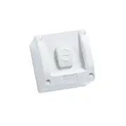 Clipsal Switch 1 Gang Weatherproof Ip66 16A 250V Resistant White - WS226-RW