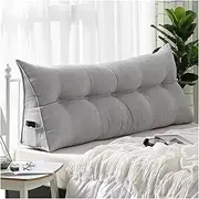 Triangle Pillow Wedge Bed TV Pillow Adult Bed Back Support Bed/Sofa Long Reading Pillow, Bed Head Pillow Queen Bed Pillow/Triangle Bedside Cushion (Color : I, Size : 150cm/59inch)