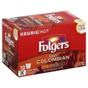 Folgers Coffee 100% Colombian Keurig K-Cups