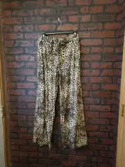 Studio 253 Animal Print Cheetah Pajama Bottom Lounge Pants M