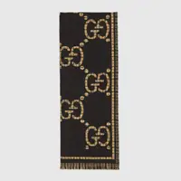 在飛比找樂天市場購物網優惠-GUCCI圍巾 Schal aus GG Wolle