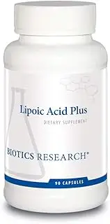 Biotics Research Lipoic Acid Plus– Alpha-Lipoic Acid, Vitamin C, Powerful Antioxidant, Supports Healthy Blood Sugar, Glucose Metabolism, Promotes Eye Health. 90 caps