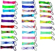 20 Pieces Fidget Marble Mesh Fidget Toy with Buckle Colorful Fidgets for Classroom, Sensory Marble Fidget for Stress Relieve Teens Adults School, Random Color