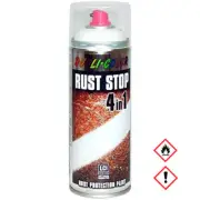 Rust Stop Pure White Semi Gloss Hochdeckendes Paint Spray 400ml