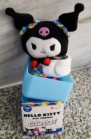 Open Box Sanrio Hello Kitty & Friends S2 Cutie Cuffs Kuromi Plush Bracelet