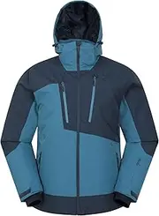 [Mountain Warehouse] Supernova Mens Recycled Ski Jacket - Warm, Breathable, Waterproof & Padded Coat, Thermal Tested -30°C - Best for Autumn, Winter, Skiing, Winter Sports