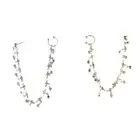 Fake Nostril Piercing Clip Earring with Nose Ring Performance Pros