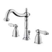 Kingston Brass KB197.PL Heritage 1.2 GPM Widespread Bathroom - Chrome