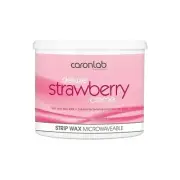 Caronlab Strawberry Creme Strip Wax Microwaveable 400g Waxing Hair Removal