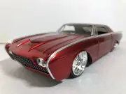 JADA DUB CITY OLDSKOOL 1963 FORD THUNDERBIRD RED 1:24 DIECAST MODEL NEW NO BOX