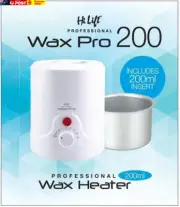 Pro 200 Professional Wax Heater, White, 200 Ml