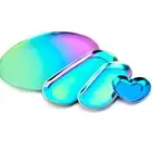 Sushi Dishes Stainless Steel Oval Plates Korean Cuisine Tableware Fruit Tray