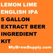 Lemon Lime English IPA Homebrew 5 Gal Beer Extract Kit - My Brew Supply