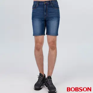 BOBSON 男款水洗牛仔短褲 (264-53)