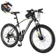 NORFLEX 26" Mountain Bike *Shimano 21 Speed*Suspension Bicycle Wheels MTB Yellow