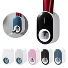 Handfree Toothbrush Holder Automatic Toothpaste Dispenser Squeezer Wall Bathroom