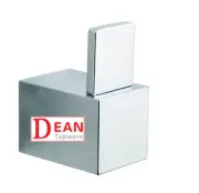 Solid Square Single Towel Robe Hook Holder.
