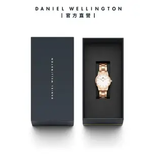 【Daniel Wellington】DW 手錶 Iconic Link 28mm/32mm精鋼錶 特調玫瑰金(DW00100213)