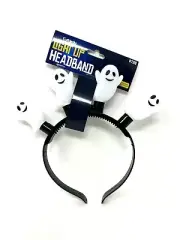 Magic Seasons Halloween Light Up Flashing Headband 4 LED Lighted Modes Ghosts