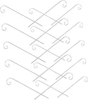 Yardenfun 20pcs Small Shepherd Hooks for Outdoor Garden for Lanterns Shepard Hooks for Hanging Plants Bird Feeders Solar Lights Mason Jars Weddings Decor
