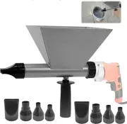 Electric Mortar Grout Gun Portable Pointing Grouting Caulking Sprayer with 8 ...