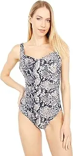 [Gottex] Women's Venice Shaped Square Neck One Piece Swimsuit