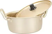 BRIGHTFUFU Ramen Cooking Pot Double Handle Instant Noodles Pot for Home Office Camping Easy to Clean Heat Resistant Design