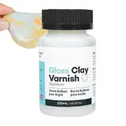 120ml Air Dry Clay Varnish Glaze Clay Gloss Varnish Waterproof Sealant Glossy
