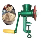 Manual Iron Grain Mill Barley Wheat Nuts Crusher Coffee Grinder Home Kitchen Use