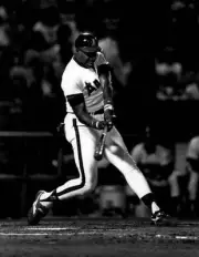 Dave Winfield California Angels bats 1990s Old Photo 2