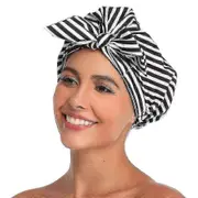 Shower Cap For Women Hair Caps For Shower Reusable Shower Cap For Long Hair Large Turban Shower Cap