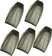 Wide Brim Ha 5pcs Multi-function Net Hat for Outdoor Fishing Beekeeping