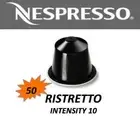STOCKUP SPECIAL!! 50 Ristretto Nespresso Capsule *BNIB* FREE EXPRESS POST!!!